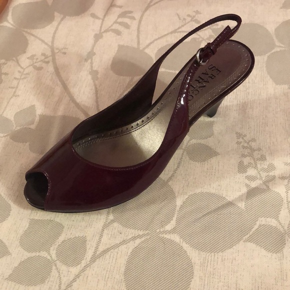 Franco Sarto Brown Patent Leather Shoes! - Picture 2 of 4